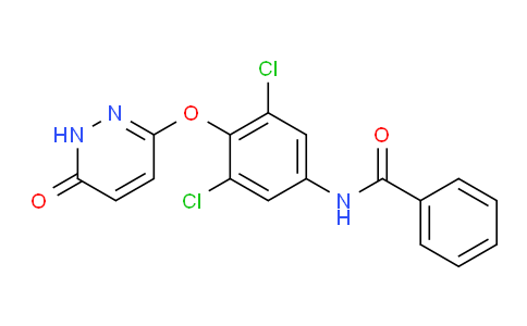 010X17 | 1581304-48-4 | N-[3,5-ジクロロ-4-(6-オキソ-1,6-ジヒドロピリダジン-3-イルオキシ)フェニル]ベンズアミド