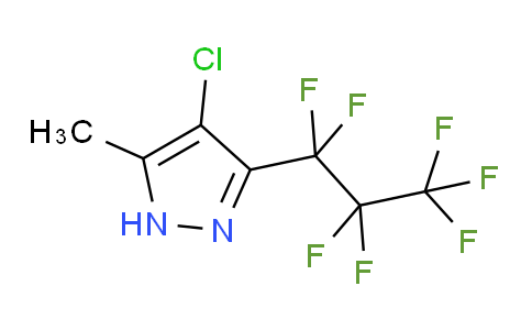 018C15 | 247170-22-5 | 4-chloro-3-(1,1,2,2,3,3,3-heptafluoropropyl)-5-methyl-1H-pyrazole