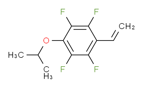 0M6615 | 1391033-32-1 | 4-Isopropoxy-2,3,5,6-tetrafluorostyrene