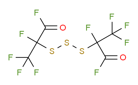109W15 | 64997-81-5 | Bis[1,2,2,2-tetrafluoro-1-(fluorocarbonyl)ethyl] trisulfide