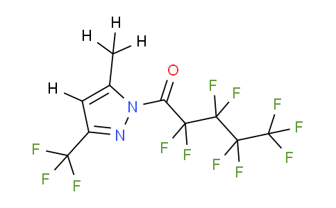 12Y015 | 261778-43-2 | 1-Nonafluoropentanoyl-5(3)-methyl-3(5)-(trifluoromethyl)pyrazole