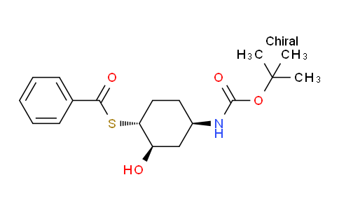 12Z517 | 1350636-89-3 | S-((1R,2R,4R)-4-((tert-butoxycarbonyl)amino)-2-hydroxycyclohexyl) benzothioate