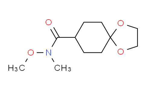 167F15 | 158243-48-2 | N-Methoxy-N-Methyl-1,4-dioxaspiro[4.5]decane-8-carboxaMide