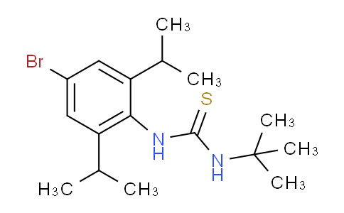 17NJ15 | 140411-22-9 | Thiourea,N-[4-bromo-2,6-bis(1-methylethyl)phenyl]-N'-(1,1-dimethylethyl)-