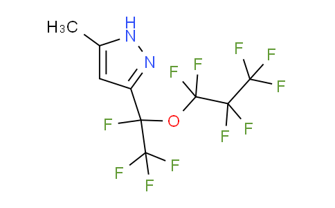 1B6Y15 | 229957-00-0 | 5(3)-Methyl-3(5)-[perfluoro(1-propoxyethyl)]pyrazole