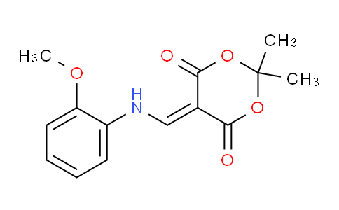 1W4X15 | 25165-68-8 | 1,3-Dioxane-4,6-dione,5-[[(2-methoxyphenyl)amino]methylene]-2,2-dimethyl-