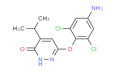 21T217 | 920509-28-0 | 6-(4-アミノ-2,6-ジクロロフェノキシ)-4-イソプロピルピリダジン-3(2H)-オン