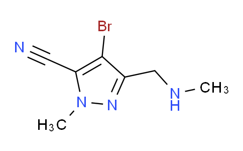 222D17 | 1454848-54-4 | 4-bromo-1-methyl-3-((methylamino)methyl)-1H-pyrazole-5-carbonitrile