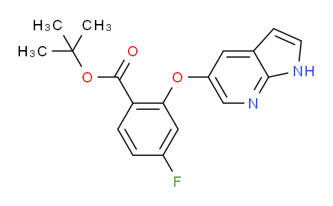 233L15 | 2007920-25-2 | tert-Butyl 4-fluoro-2-{1H-pyrrolo[2,3-b]pyridin-5-yloxy}benzoate