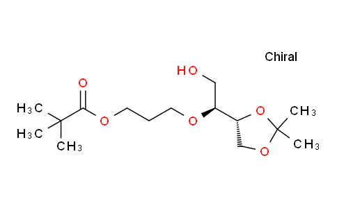 27Q715 | 337970-22-6 | 3-((S)-1-((R)-2,2-Dimethyl-1,3-dioxolan-4-yl)-2-hydroxyethoxy)propyl pivalate