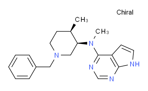 2T9017 | 477600-73-0 | N-((3R,4R)-1-ベンジル-4-メチルピペリジン-3-イル)-N-メチル-7H-ピロロ[2,3-d]ピリミジン-4-アミン