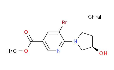 325D17 | 1492885-31-0 | メチル(R)-5-ブロモ-6-(3-ヒドロキシピロリジン-1-イル)ニコチン酸