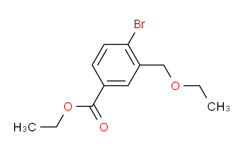 44J817 | 948349-66-4 | 4-ブロモ-3-(エトキシメチル)安息香酸エチル