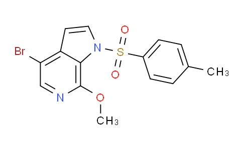 474X17 | 1445993-85-0 | 4-ブロモ-7-メトキシ-1-トシル-1H-ピロロ[2,3-c]ピリジン