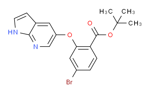 48TD15 | 1628047-84-6 | Benzoicacid,4-bromo-2-(1H-pyrrolo[2,3-b]pyridin-5-yloxy)-,1,1-dimethylethylester