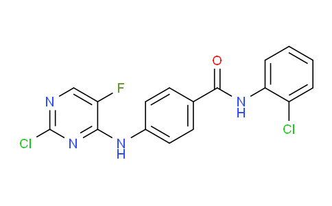 4A5615 | 1158838-41-5 | 4-(2-chloro-5-fluoropyrimidin-4-ylamino)-N-(2-chlorophenyl)benzamide