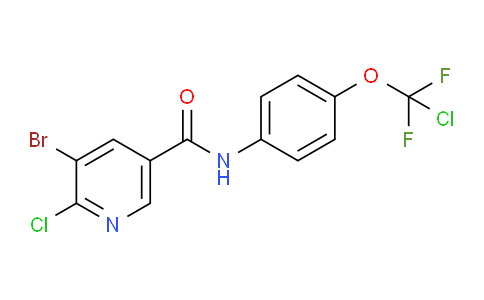 4A5817 | 1491150-22-1 | 5-bromo-6-chloro-N-(4-(chlorodifluoromethoxy)phenyl)nicotinamide