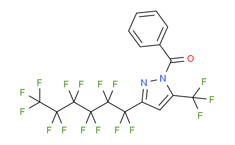 4LY915 | 231301-26-1 | 1-Benzoyl-3(5)-perfluorohexyl-5(3)-(trifluoromethyl)pyrazole