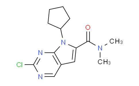4ST717 | 1211443-61-6 | 2-クロロ-7-シクロペンチル-N,N-ジメチル-7H-ピロロ[2,3-d]ピリミジン-6-カルボキサミド