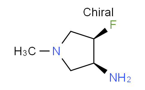 5B4317 | 2343867-15-0 | (3S,4R)-4-フルオロ-1-メチルピロリジン-3-アミン