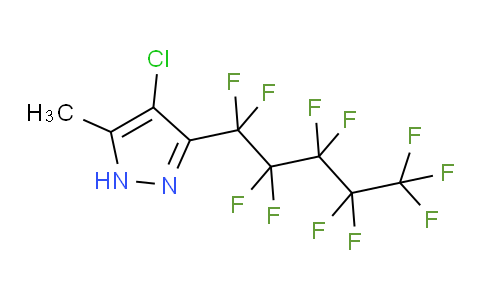 5MM015 | 247220-87-7 | 4-chloro-5-methyl-3-(1,1,2,2,3,3,4,4,5,5,5-undecafluoropentyl)-1H-pyrazole