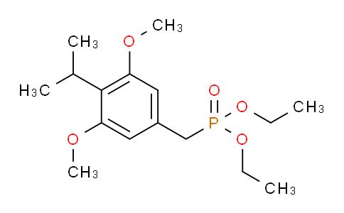 5P4S17 | 443982-76-1 | Phosphonic acid, [[3,5-dimethoxy-4-(1-methylethyl)phenyl]methyl]-, diethyl ester (9CI)
