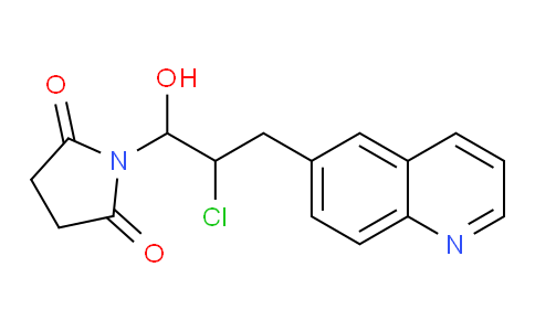 60ZR17 | 1197377-31-3 | 1-[2-Chloro-1-hydroxy-3-(6-quinolinyl)propyl]-2,5-pyrrolidinedione