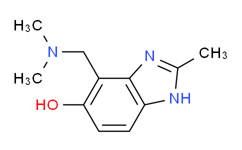 61YX17 | 101018-70-6 | 1H-ベンゾイミダゾール-5-オール、4-[(ジメチルアミノ)メチル]-2-メチル-