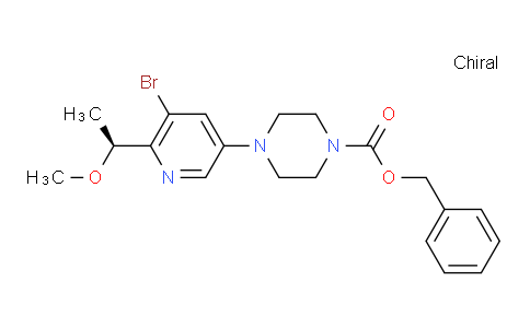 641X17 | 2641451-78-5 | (S)-1-[5-Bromo-6-(1-methoxyethyl)-3-pyridyl]-4-Cbz-piperazine