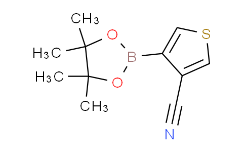 64UF15 | 1073354-61-6 | 4-(4,4,5,5-Tetramethyl-1,3,2-dioxaborolan-2-yl)thiophene-3-carbonitrile
