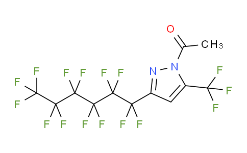 6FP515 | 231301-29-4 | 1-Acetyl-3(5)-perfluorohexyl-5(3)-(trifluoromethyl)pyrazole
