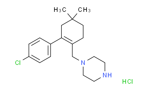 6L9615 | 2089325-11-9 | 1-((4'-Chloro-5,5-dimethyl-3,4,5,6-tetrahydro-[1,1'-biphenyl]-2-yl)methyl)piperazine hydrochloride