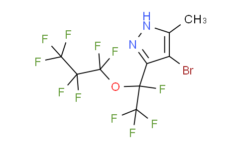 6QP215 | 231630-82-3 | 4-Bromo-5(3)-methyl-3(5)-perfluoro(1-propoxyethyl)pyrazole