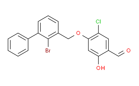 6XL415 | 2156651-17-9 | 4-((2-Bromo-[1,1'-biphenyl]-3-yl)methoxy)-5-chloro-2-hydroxybenzaldehyde