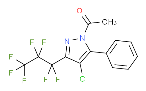 700J15 | 231947-18-5 | 1-Acetyl-4-chloro-3(5)-heptafluoropropyl-5(3)-phenylpyrazole