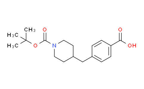 7AY215 | 147969-86-6 | 4-((1-(tert-Butoxycarbonyl)piperidin-4-yl)methyl)benzoic acid