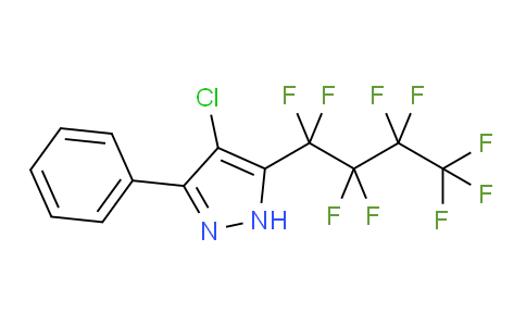 7F1D15 | 1029636-15-4 | 4-Chloro-3-(1,1,2,2,3,3,4,4,4-nonafluorobutyl)-5-phenyl-1H-pyrazole