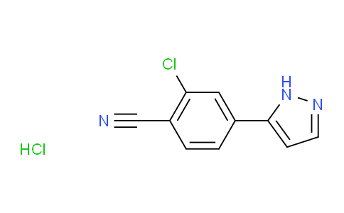 7TD417 | 1297537-39-3 | 2-Chloro-4-(1h-pyrazol-5-yl)benzonitrile hydrochloride