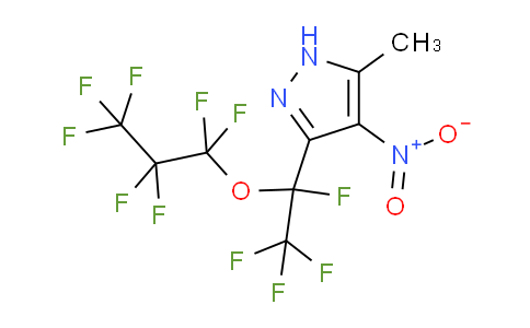 7XJ015 | 247170-16-7 | 5(3)-Methyl-4-nitro-3(5)-[perfluoro(1-propoxyethyl)]pyrazole