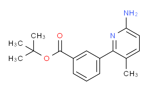 7Y3A15 | 1083057-14-0 | tert-butyl 3-(6-amino-3-methylpyridin-2-yl)benzoate