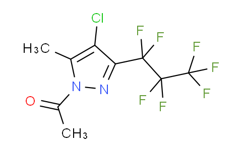 858Y15 | 231301-25-0 | 1-Acetyl-4-chloro-3(5)-heptafluoropropyl-5(3)-methylpyrazole