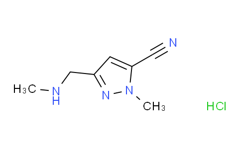 8DH315 | 1643141-20-1 | 1-Methyl-3-((methylamino)methyl)-1H-pyrazole-5-carbonitrilehydrochloridesalt