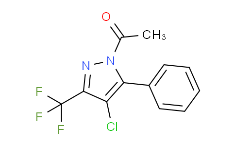 8H2H15 | 231947-23-2 | 1-Acetyl-4-chloro-5(3)-phenyl-3(5)-(trifluoromethyl)pyrazole