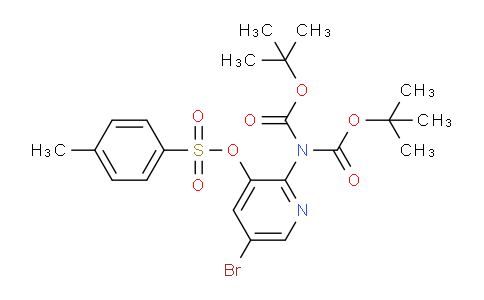 8H7N17 | 1803573-21-8 | 2-(ビス(tert-ブトキシカルボニル)アミノ)-5-ブロモピリジン-3-イル4-メチルベンゼンスルホネート