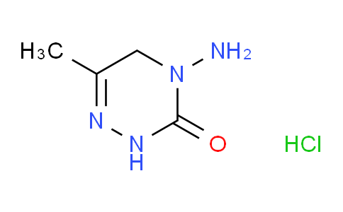 8SL615 | 158329-07-8 | 4-Amino-6-methyl-4,5-dihydro-1,2,4-triazin-3(2H)-one--hydrogen chloride (1/1)