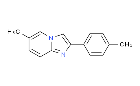 91ZE17 | 88965-00-8 | 6-メチル-2-(4-メチルフェニル)イミダゾ[1,2-a]ピリジン