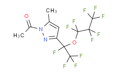 95GT15 | 231301-28-3 | 1-Acetyl-5(3)-methyl-3(5)-perfluoro(1-propoxyethyl)pyrazole