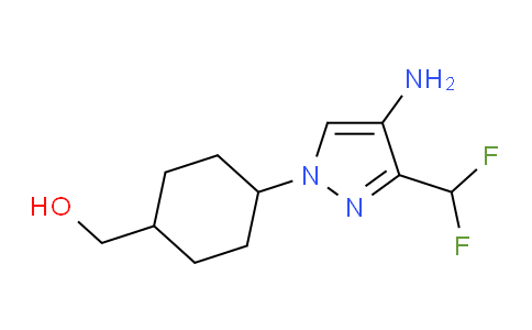 9C3S17 | 2434841-21-9 | [4-[4-amino-3-(difluoromethyl)pyrazol-1-yl]cyclohexyl]methanol