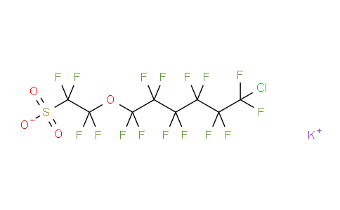 9CH815 | 73606-19-6 | Potassium 9-chlorohexadecafluoro-3-oxanonane-1-sulfonate