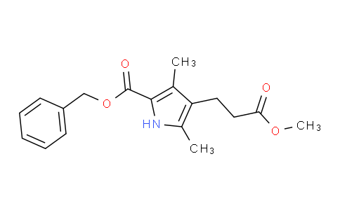 9E3317 | 20303-31-5 | メチル5-(ベンジルオキシカルボニル)-2,4-ジメチル-3-ピロールプロピオネート